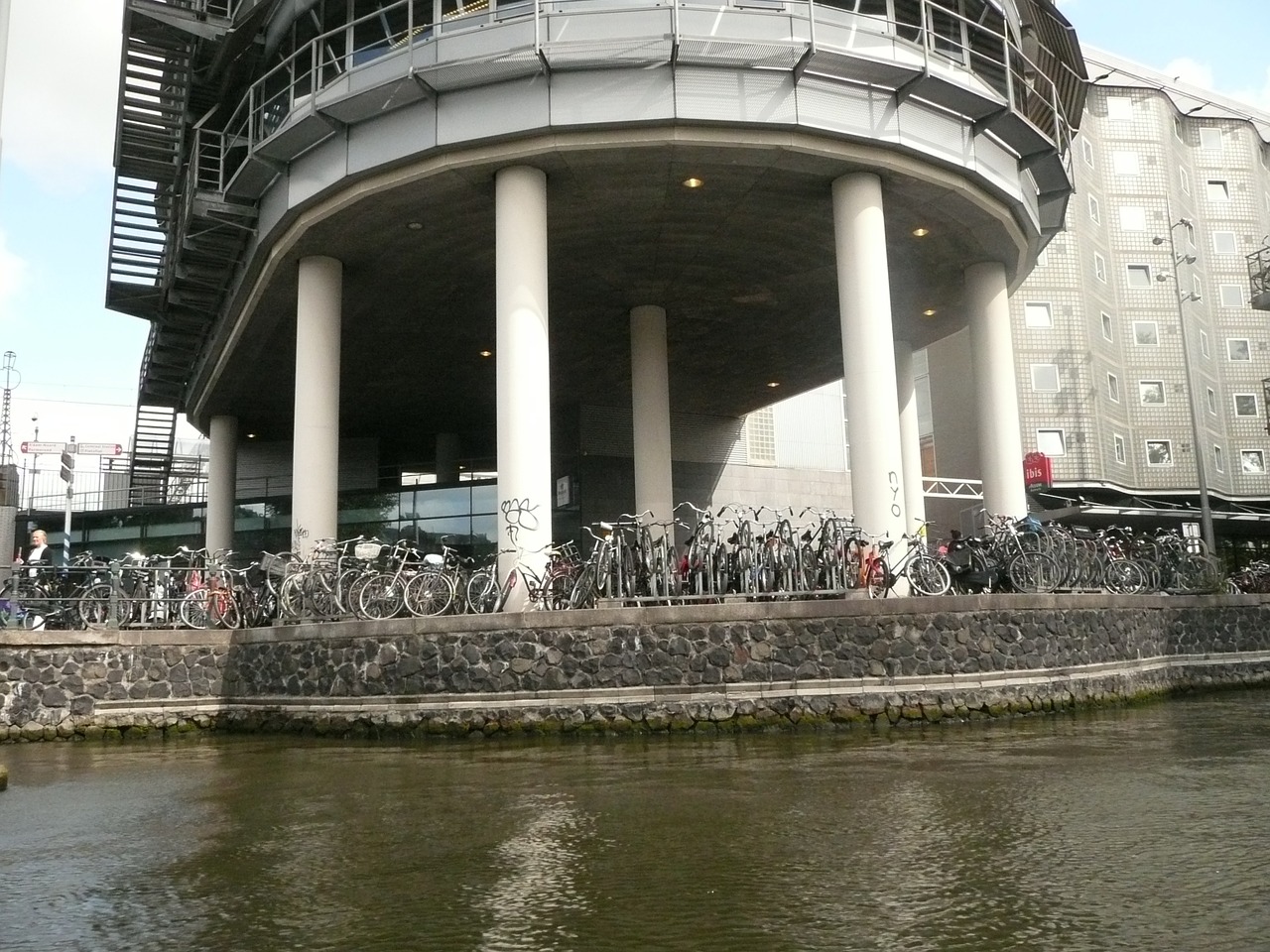 amsterdam bike park place ride crashes free photo