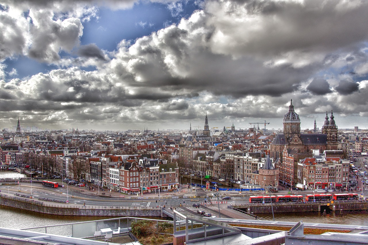 amsterdam center town free photo