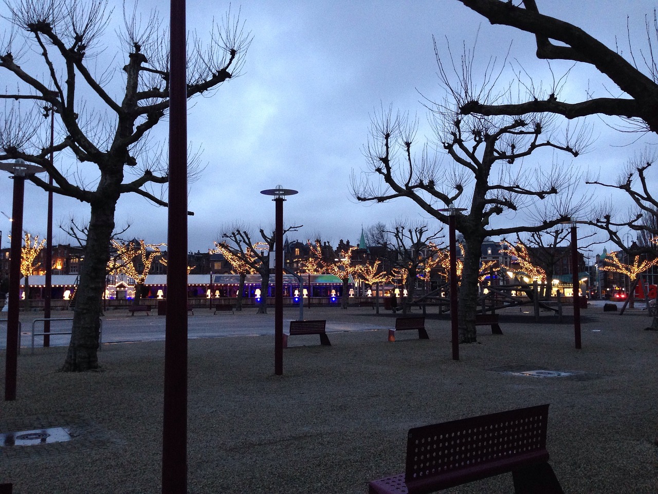 amsterdam netherlands evening free photo