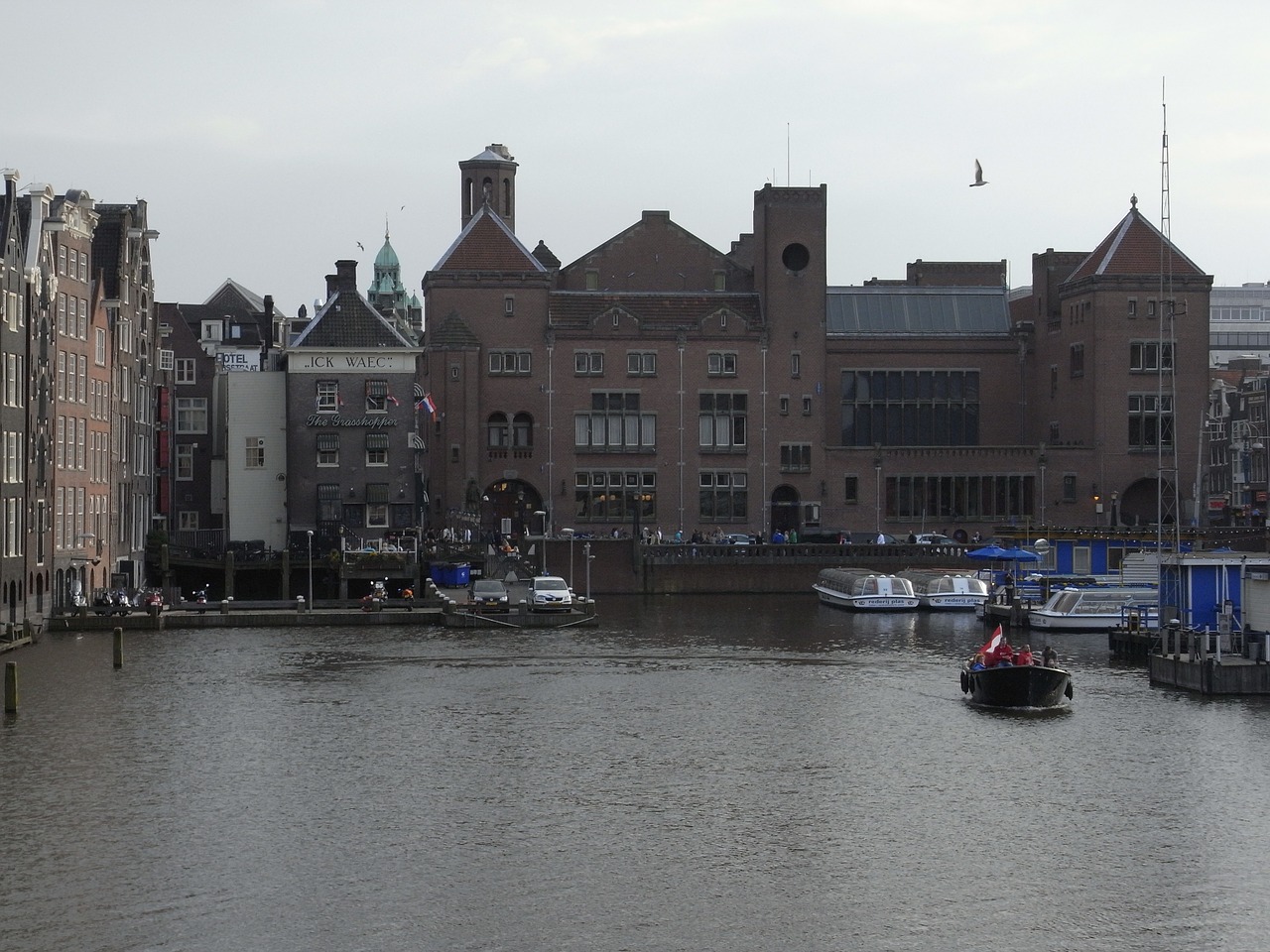 amsterdam city harbor free photo