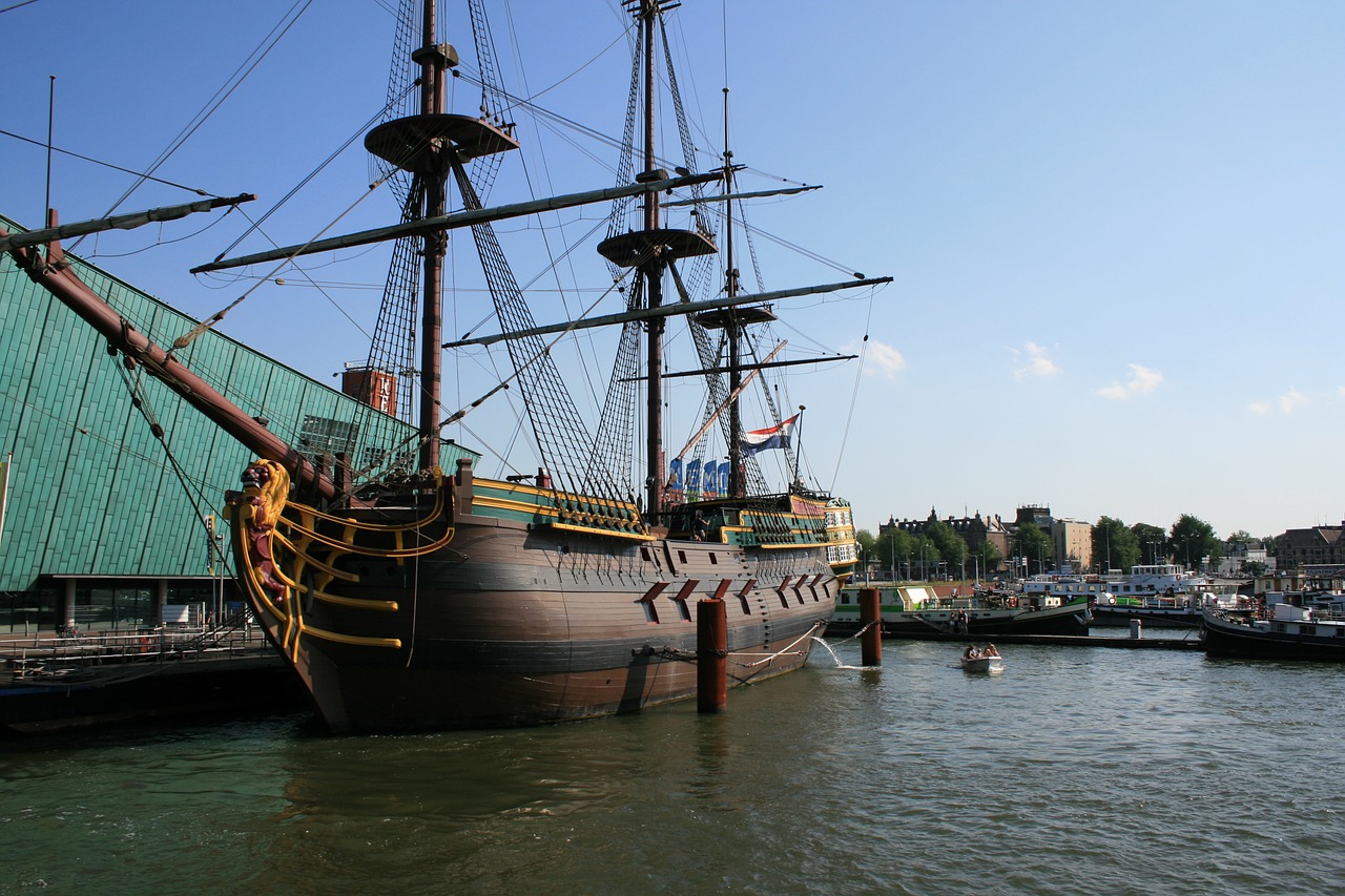 amsterdam boat ship free photo