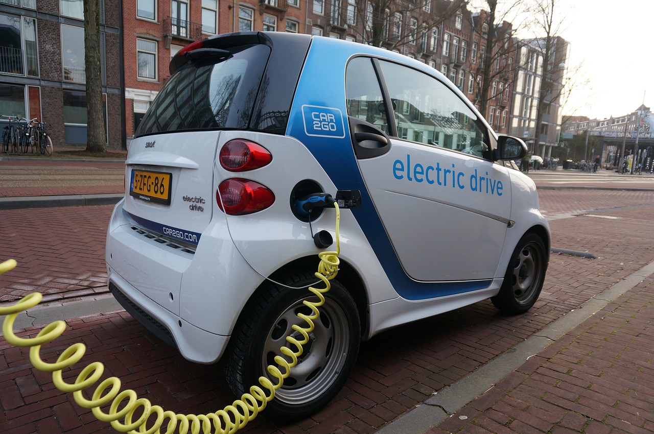 amsterdam smartcar electric car free photo