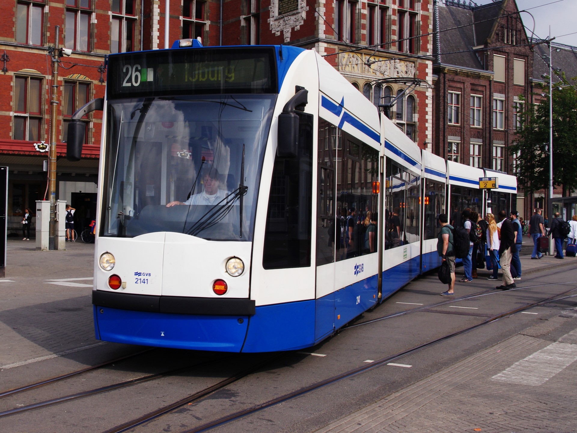 modern tram streetcar free photo