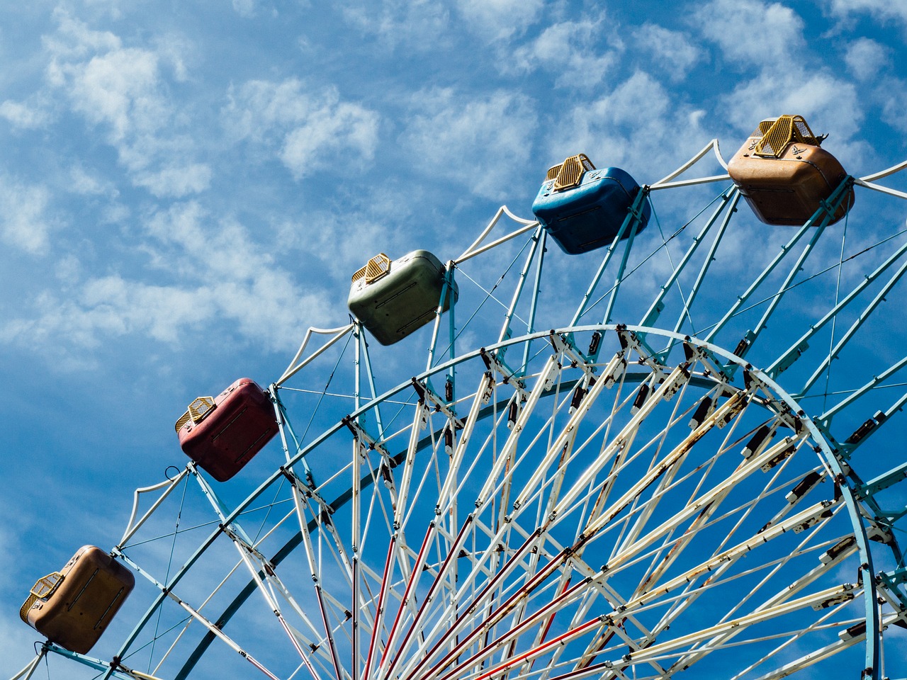 amusement park wheel free photo