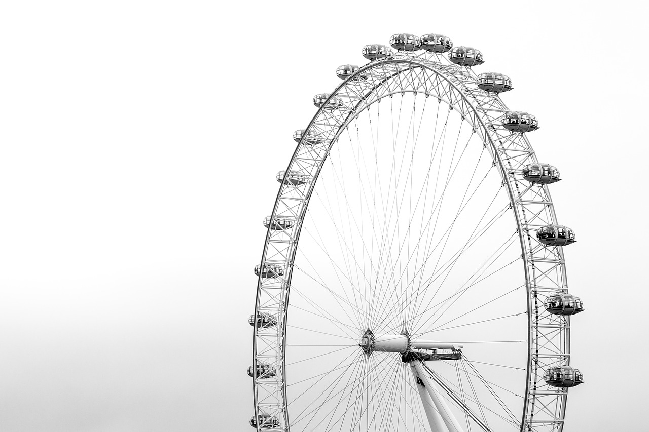 amusement park carnival ferris wheel free photo