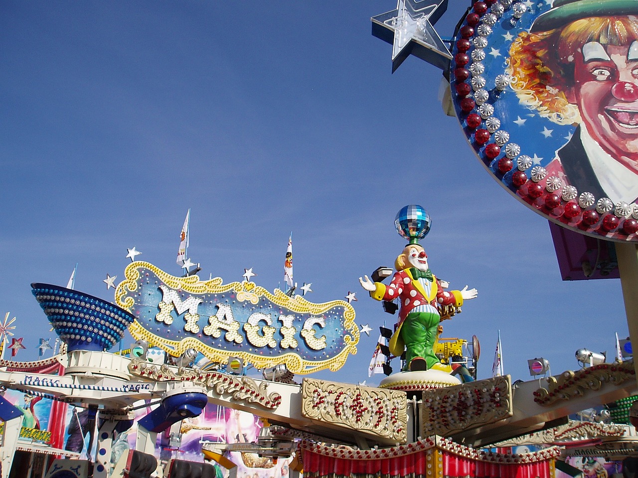 amusement park festival oktoberfest free photo