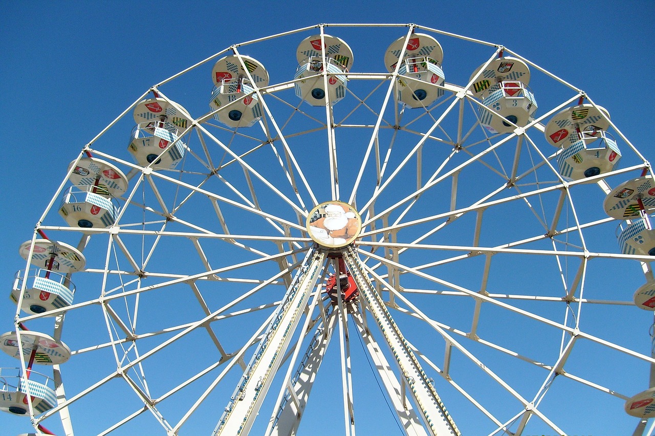 amusement park ferris wheel wheel free photo