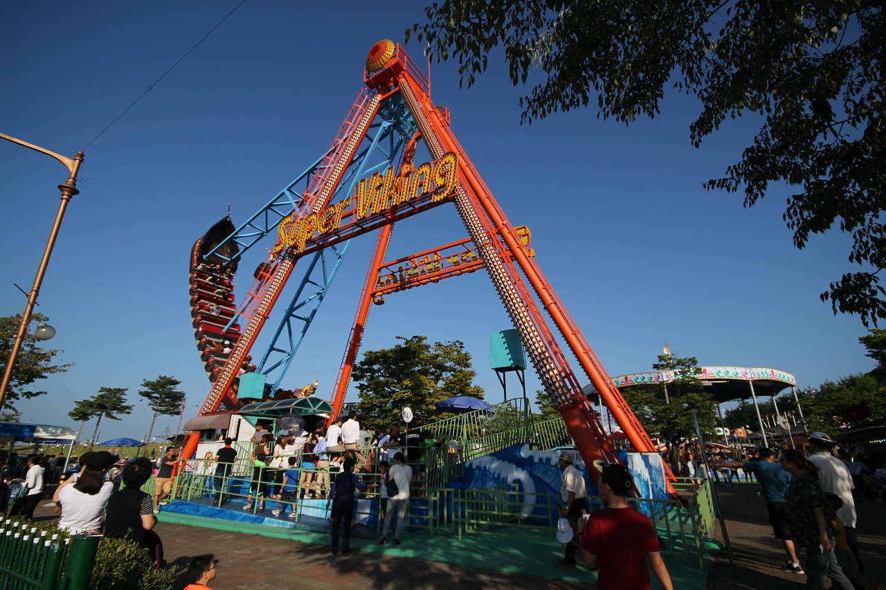amusement park viking paju imjingak free photo