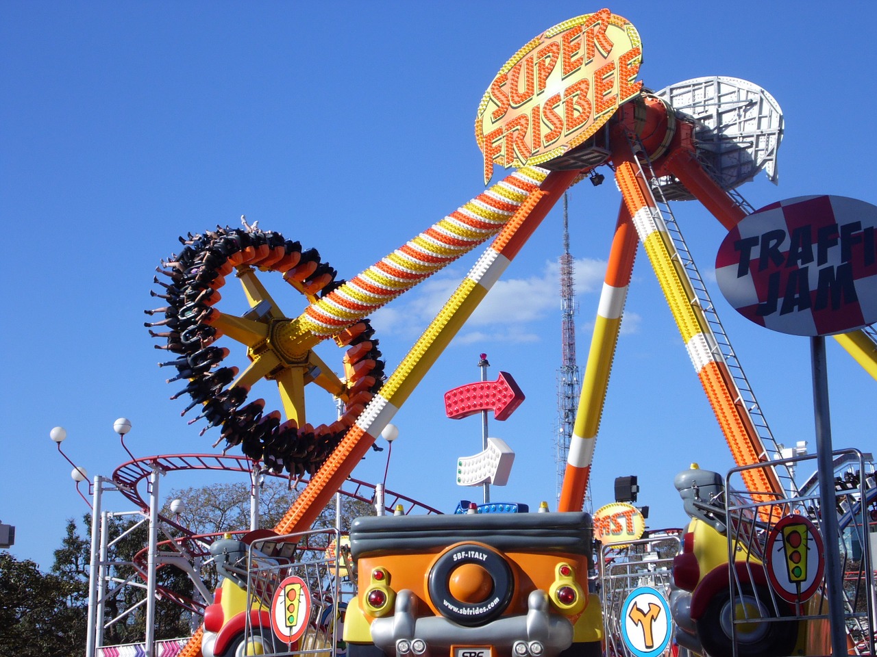 amusement park joy fun free photo