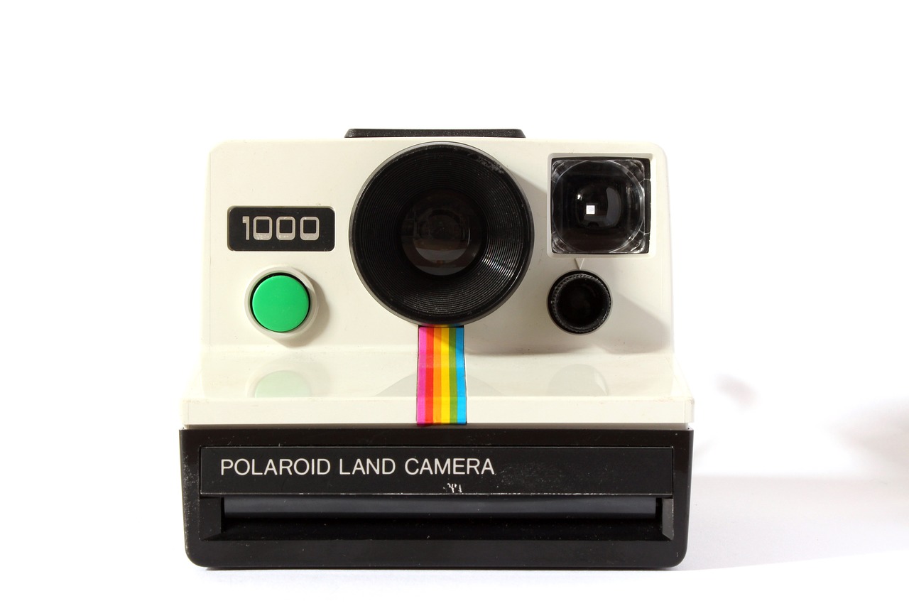 analog polaroid camera free photo