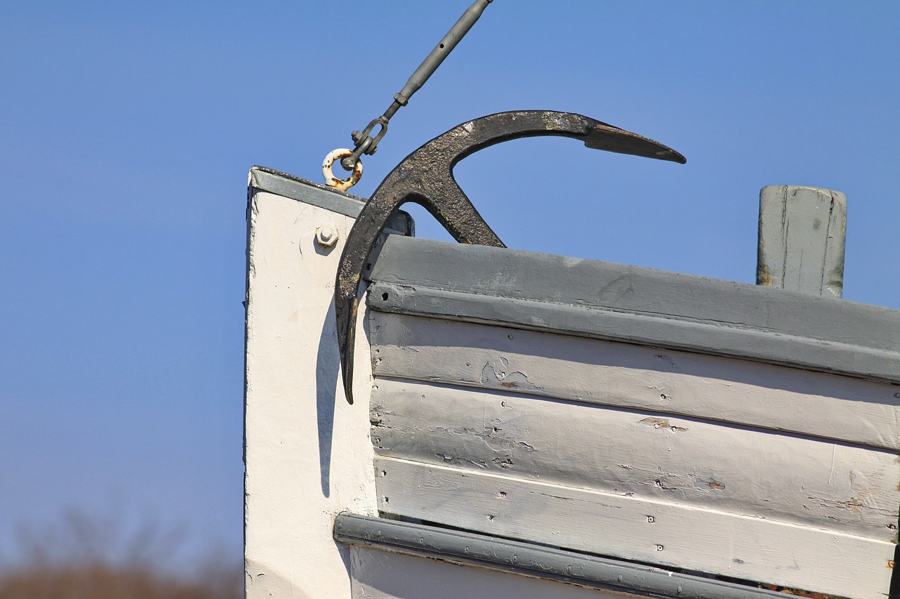 anchor boat ship free photo