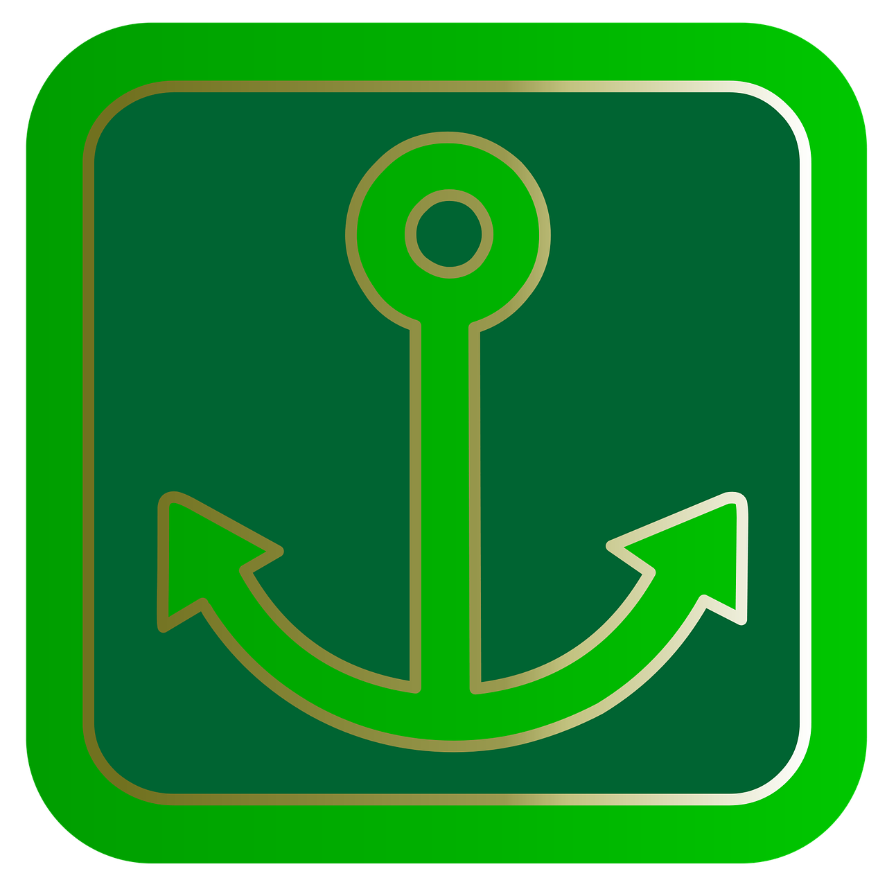 anchor button symbol free photo