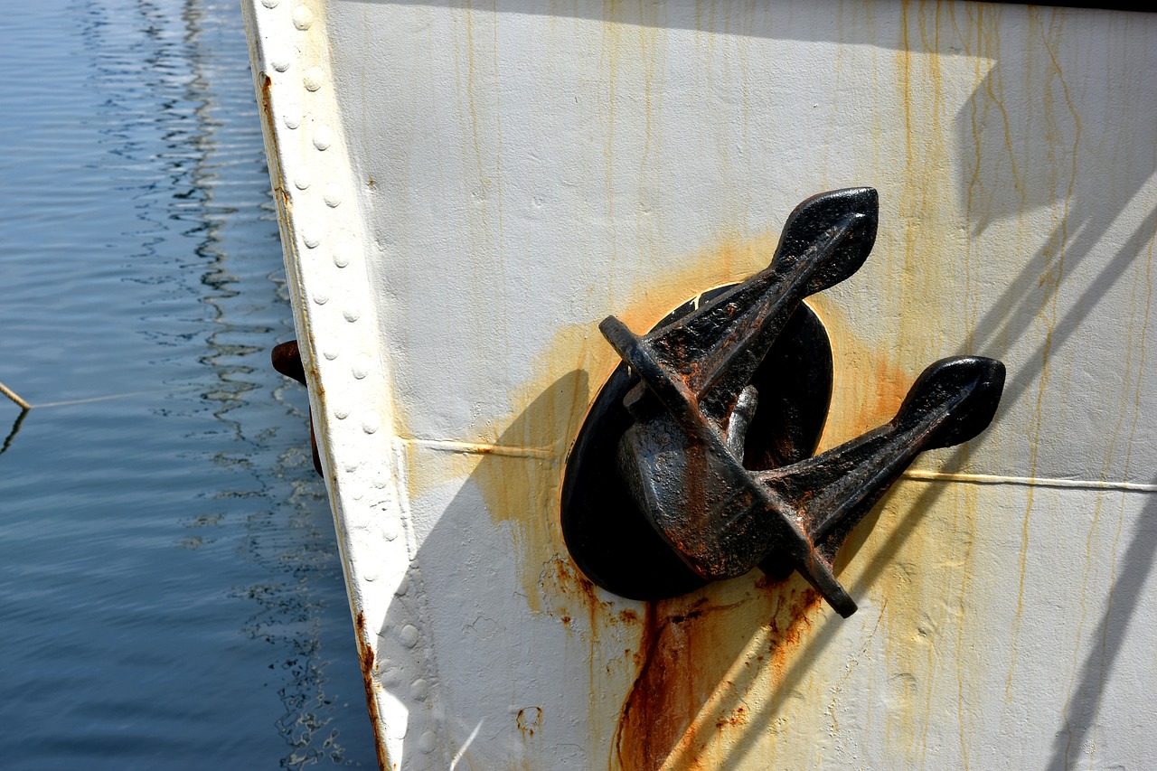 anchor  sea  ship free photo