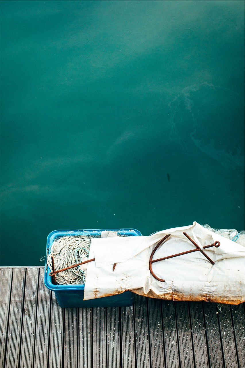 anchor rope dock free photo