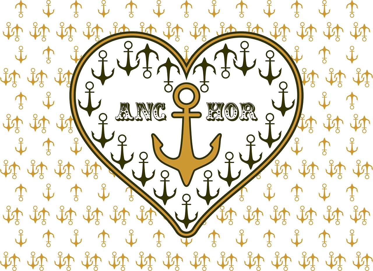 anchor heart mar free photo