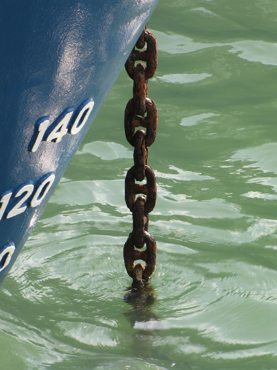 anchor chain sea maritime free photo
