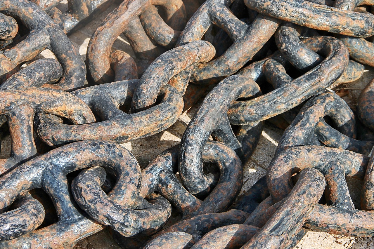 anchor chain  chain  rusty free photo