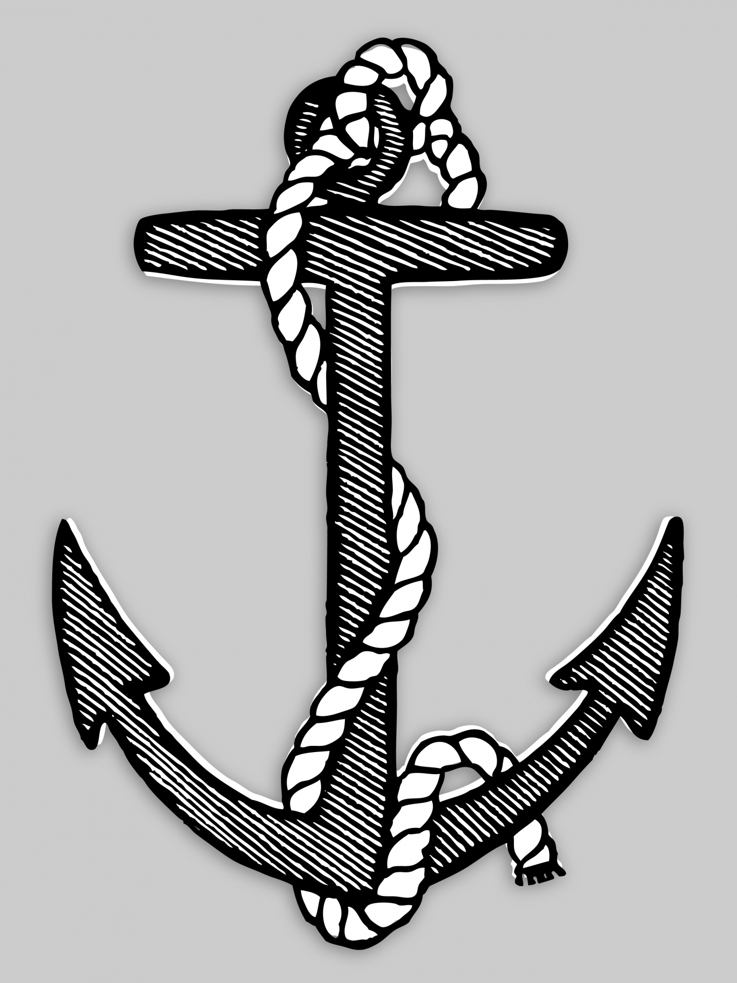 anchor nautical illustration free photo
