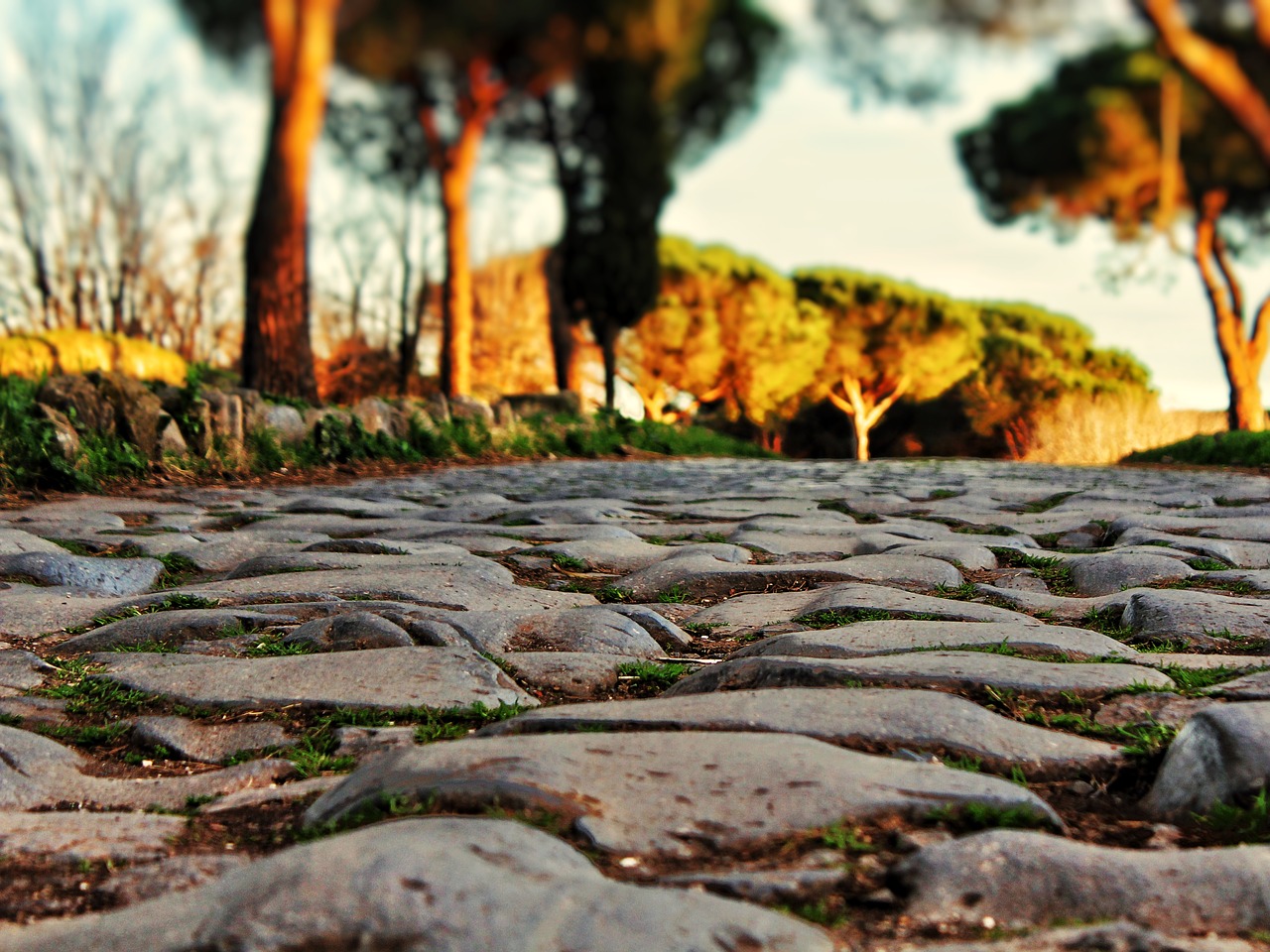 ancient rome road free photo