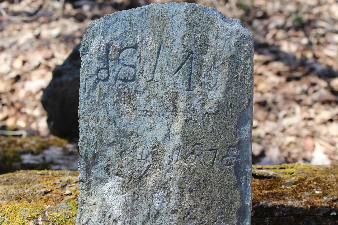 ancient headstone stone free photo