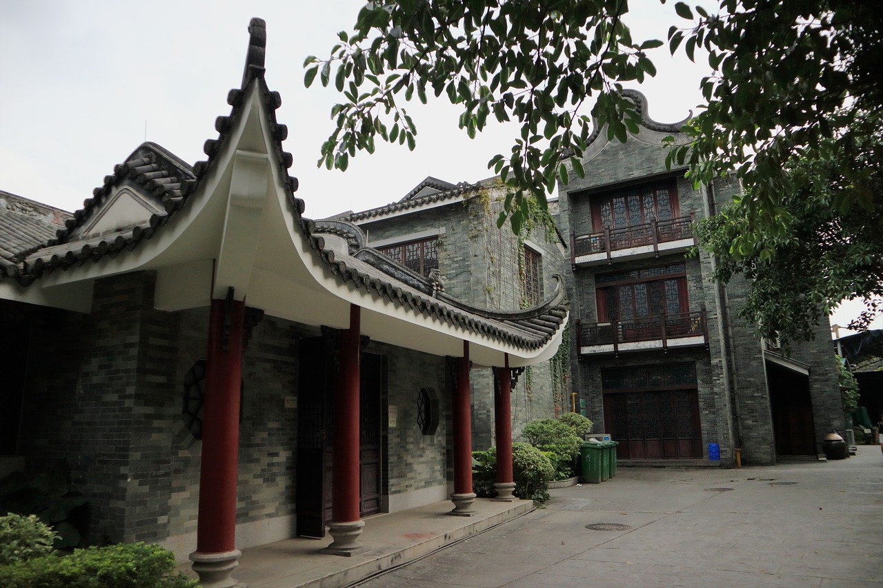ancient architecture lingnan culture china free photo
