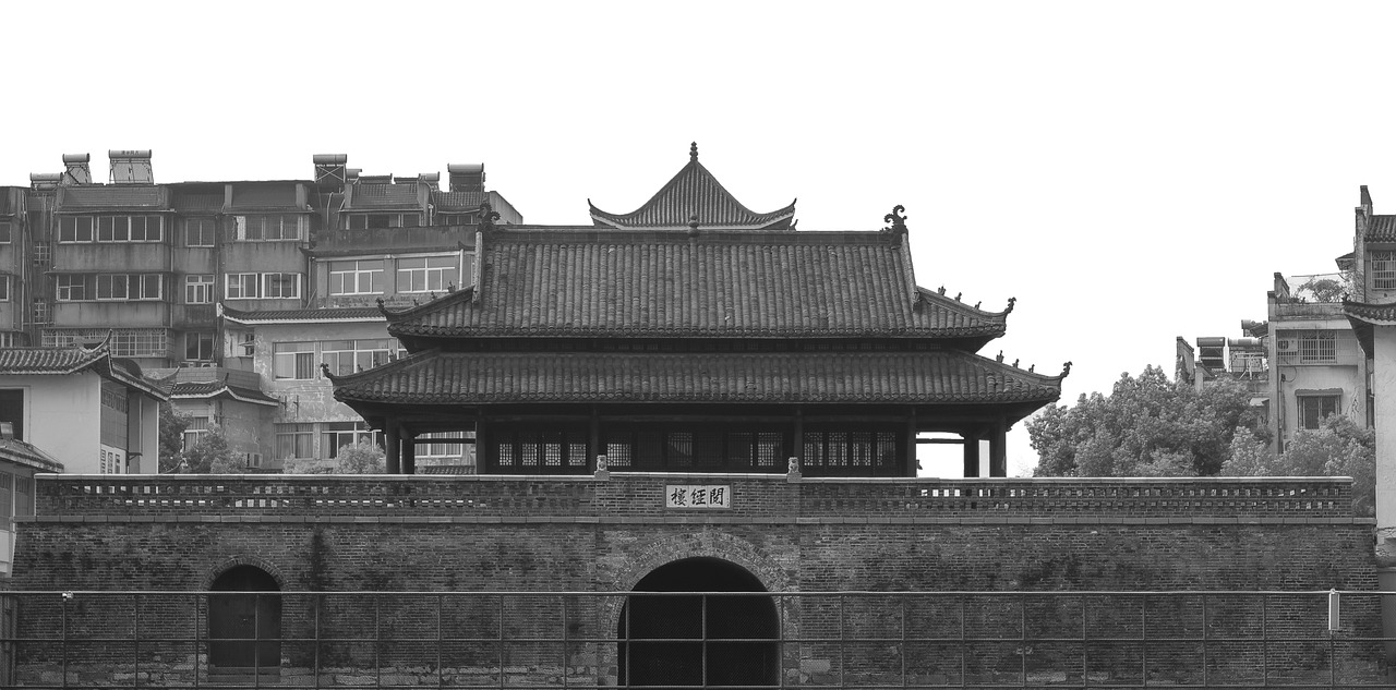 ancient architecture anqing a watchtower free photo