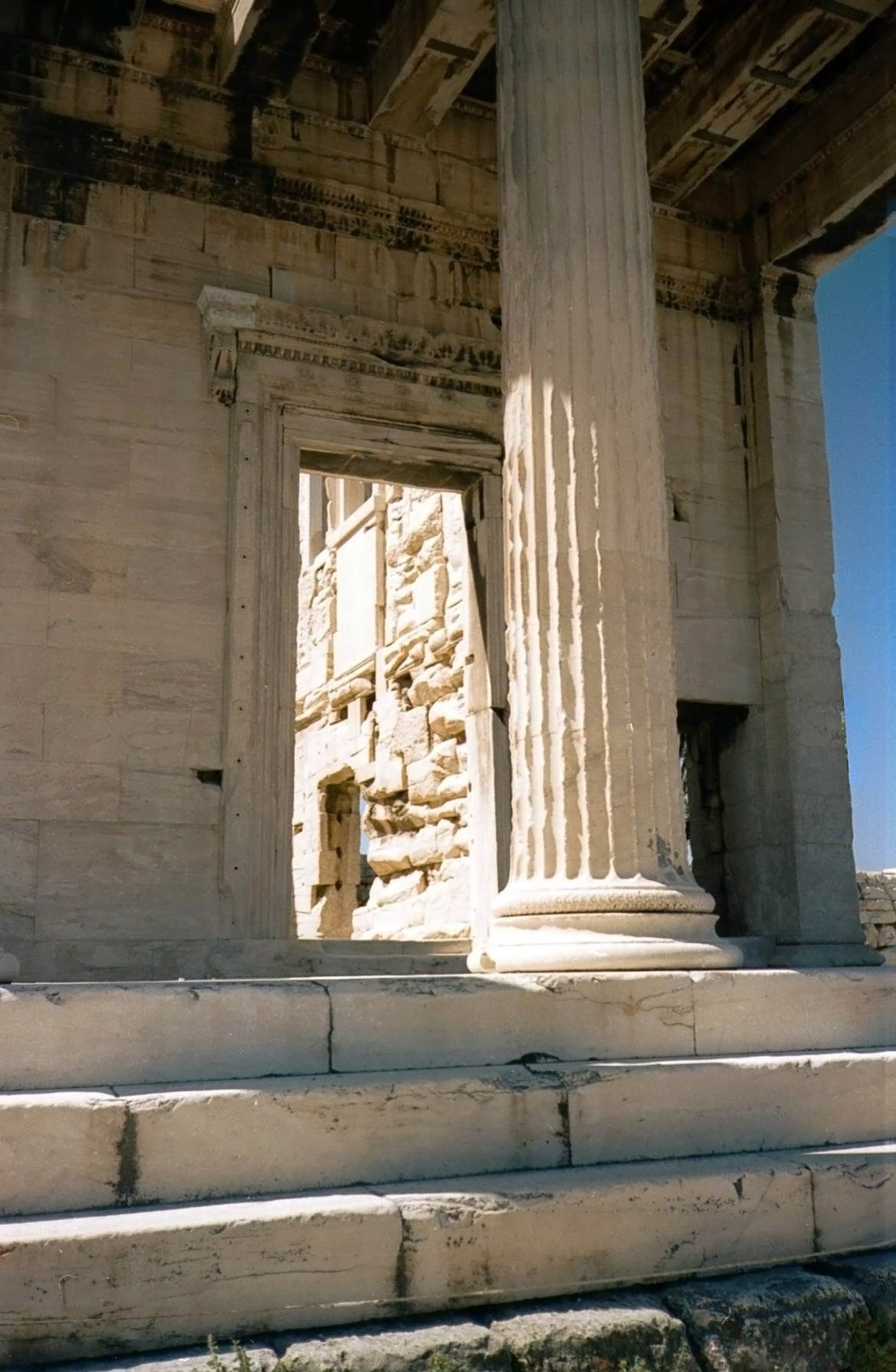 ancient rhodos pillar free photo