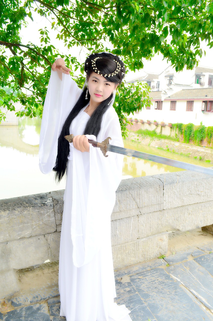 ancient costume zen sword free photo