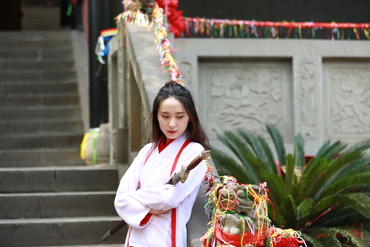 ancient costume girls china free photo