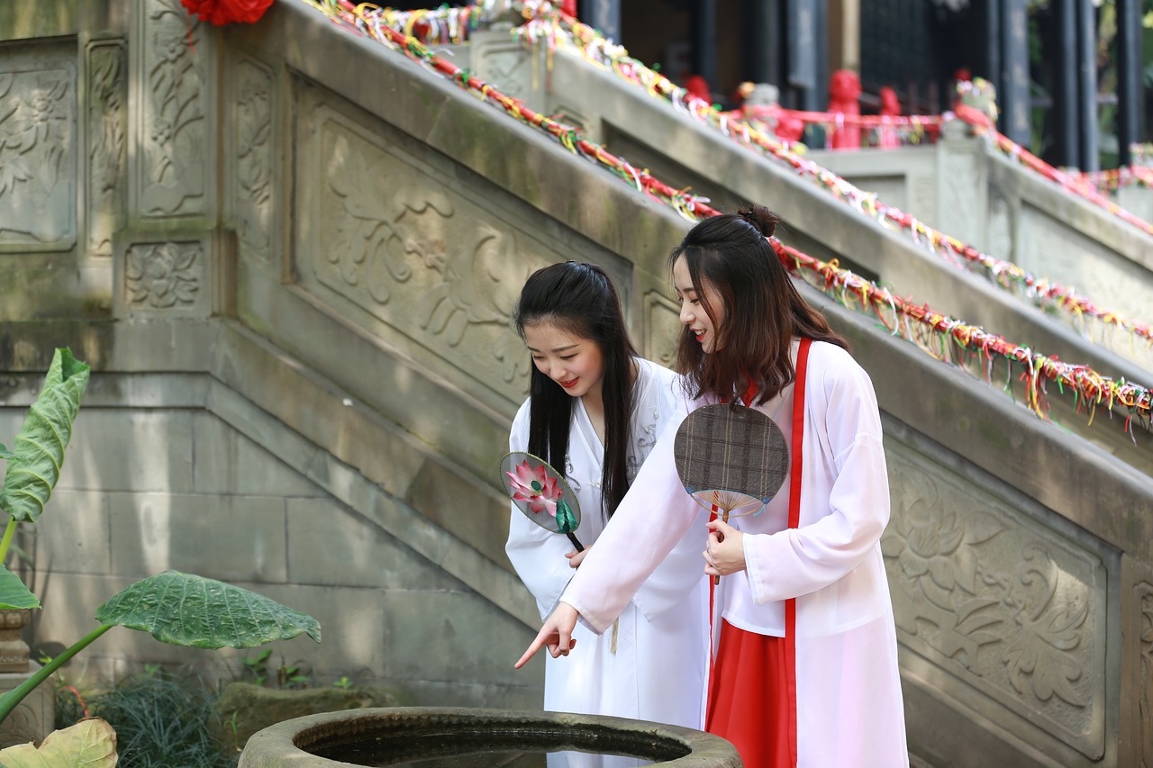 ancient costume girls china free photo