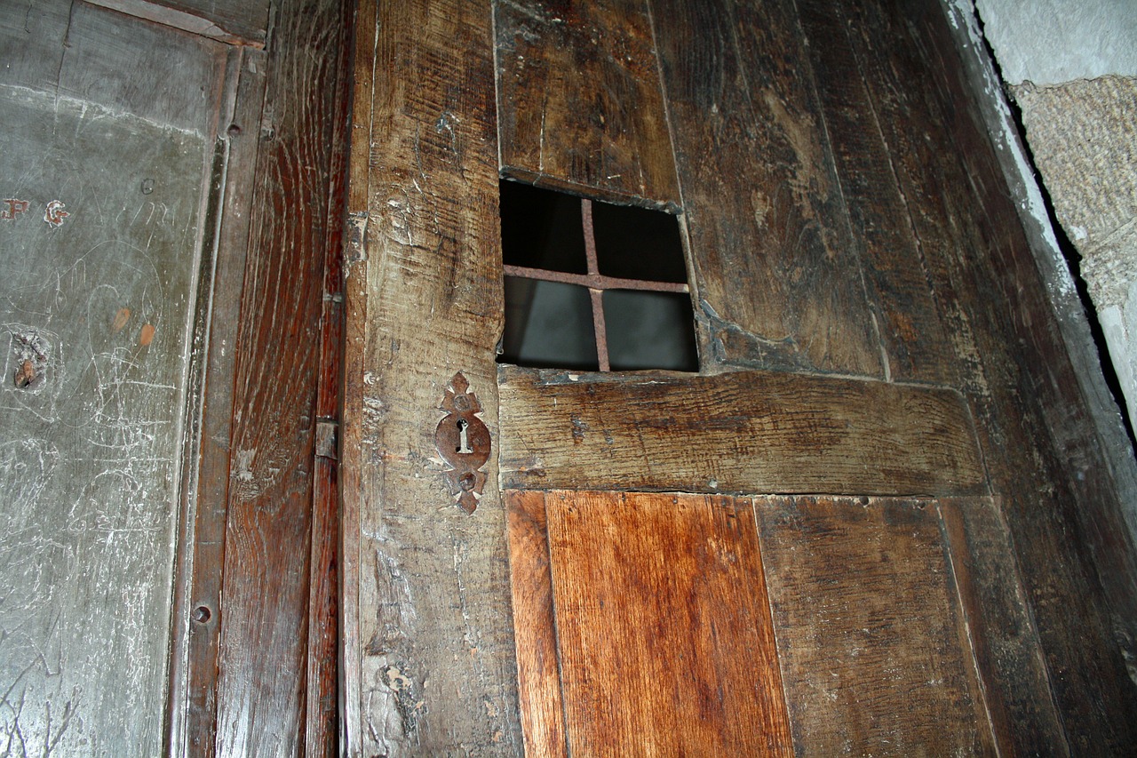 ancient door medieval door wooden door free photo