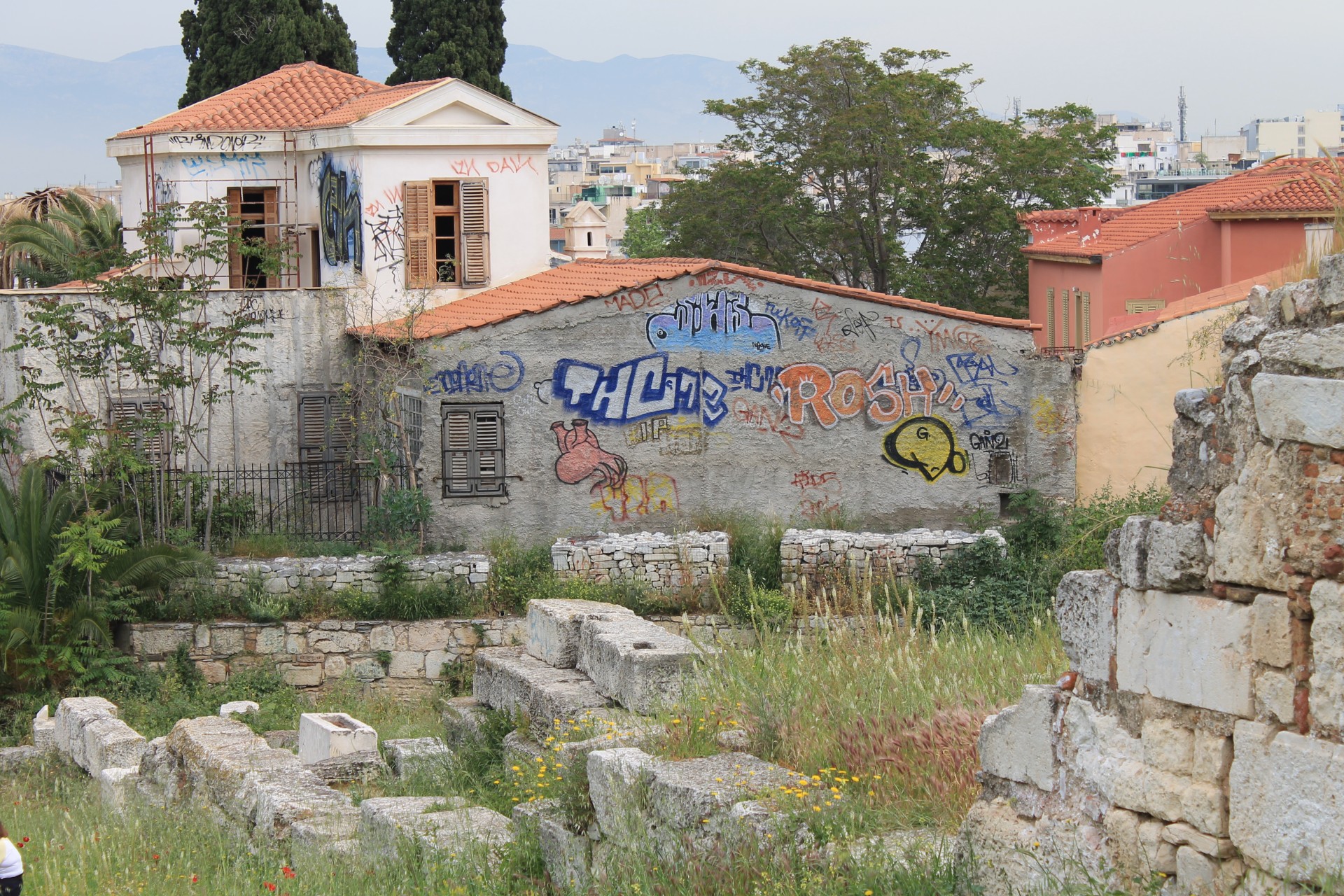 ancient agora athens agora athens free photo