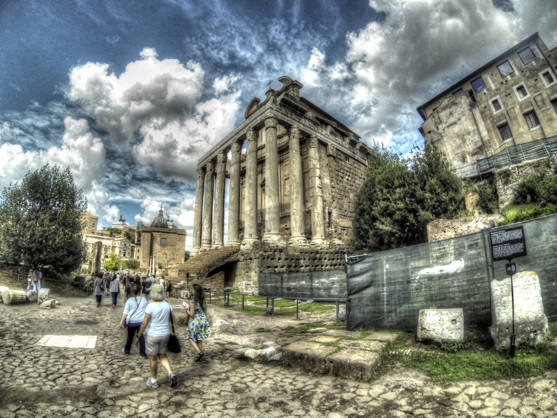 rome italy ruins free photo