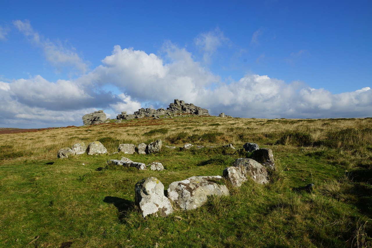 ancient stone circle dartmoor dartmoor tor free photo