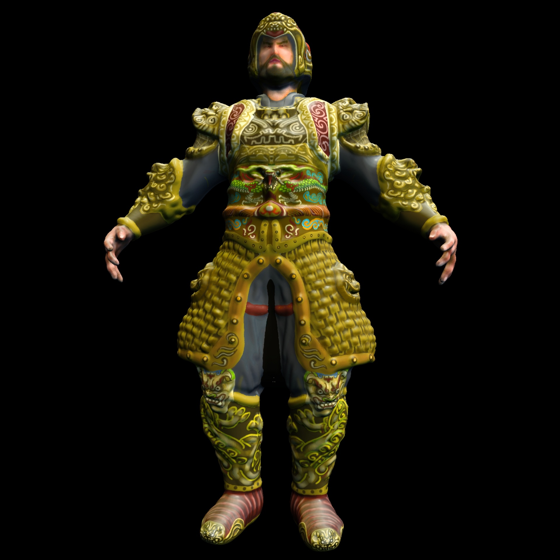 ancient warrior 3d free photo