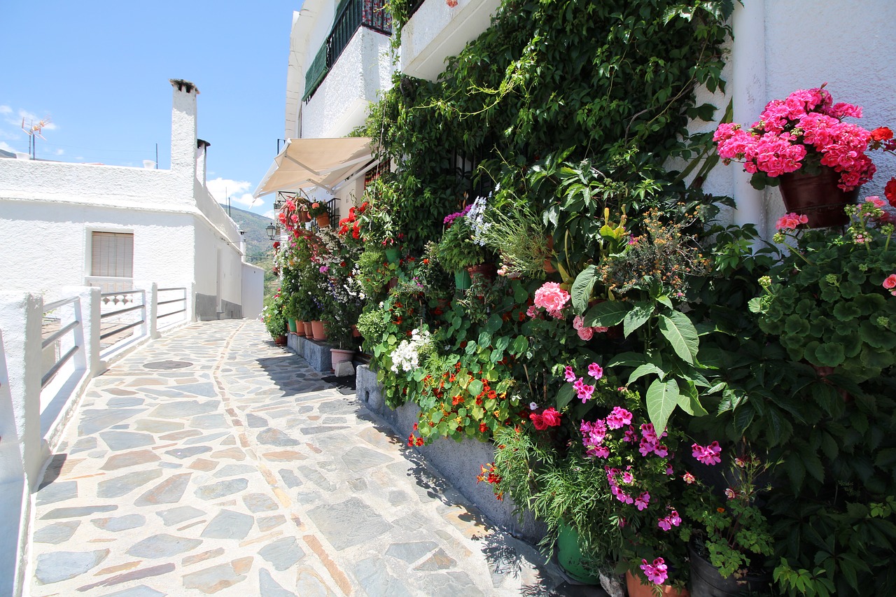 andalusia  spain  white village free photo