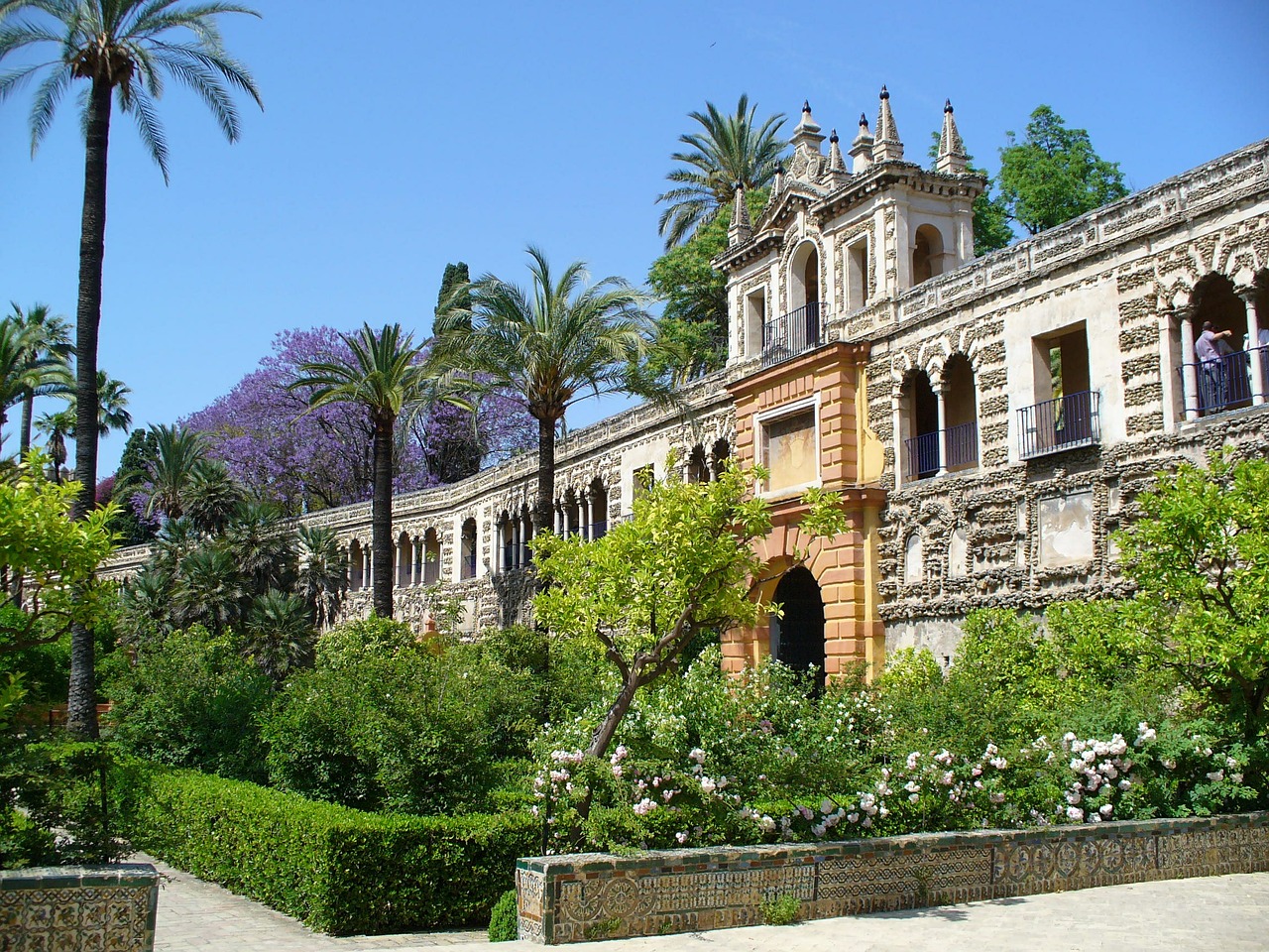 andalusia seville palace free photo