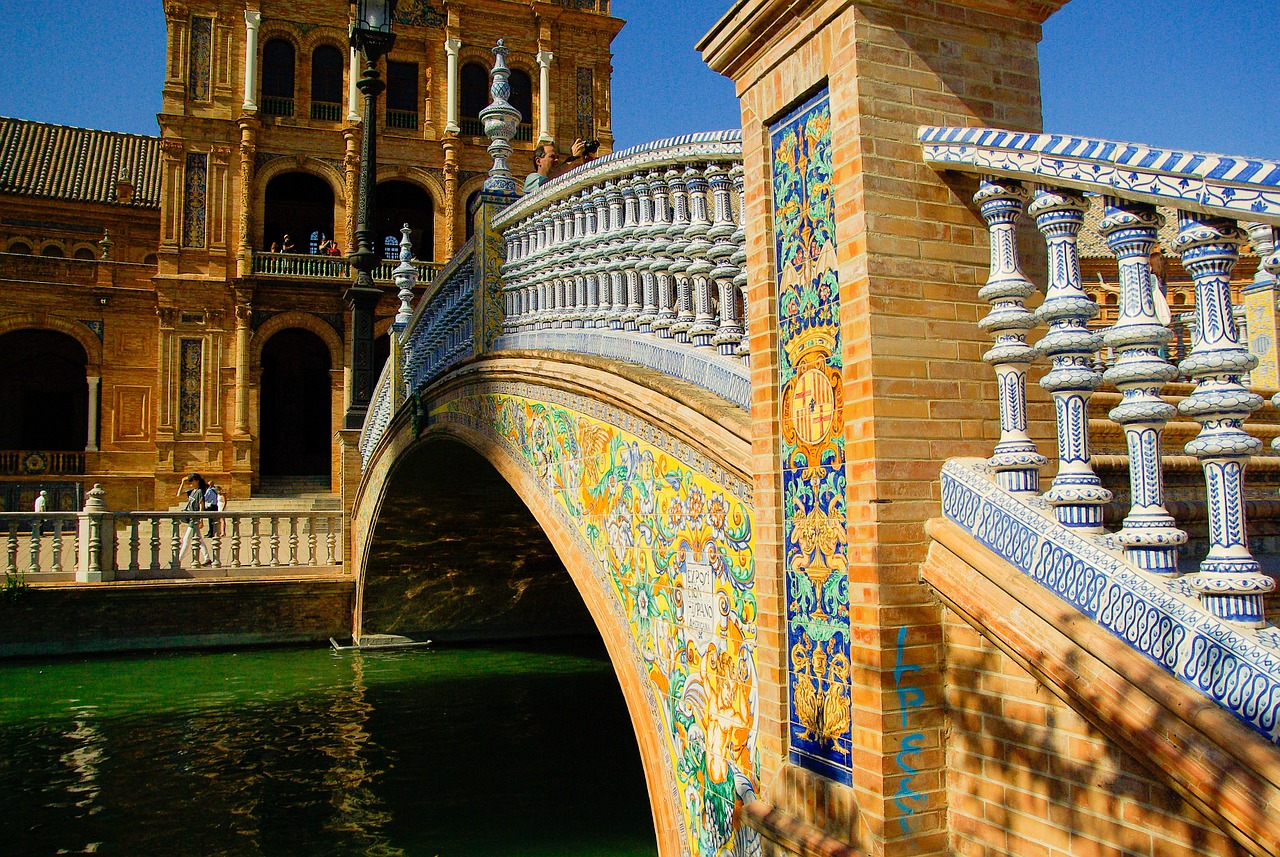 andalusia seville bridge free photo