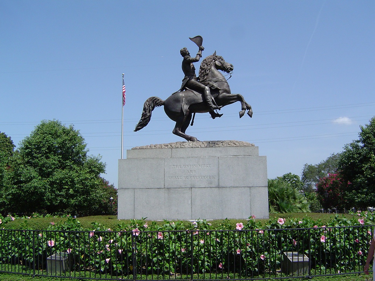 andrew jackson statue new orleans free photo
