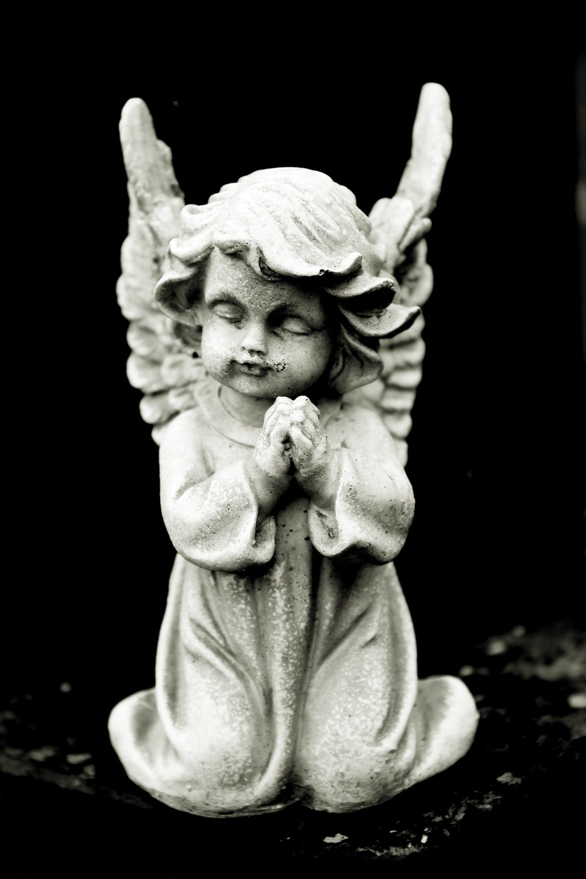 angel stone angel memory free photo