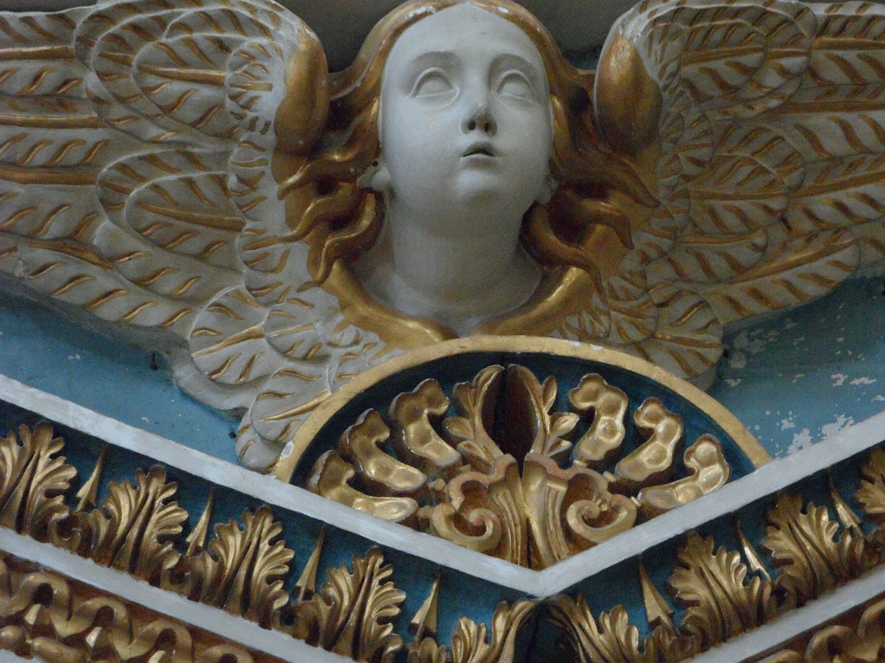 angel cherub baroque free photo
