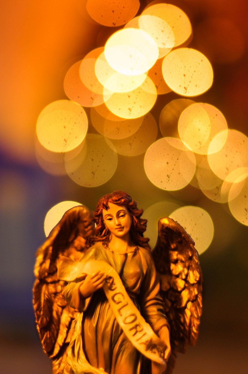 angel bokeh light free photo