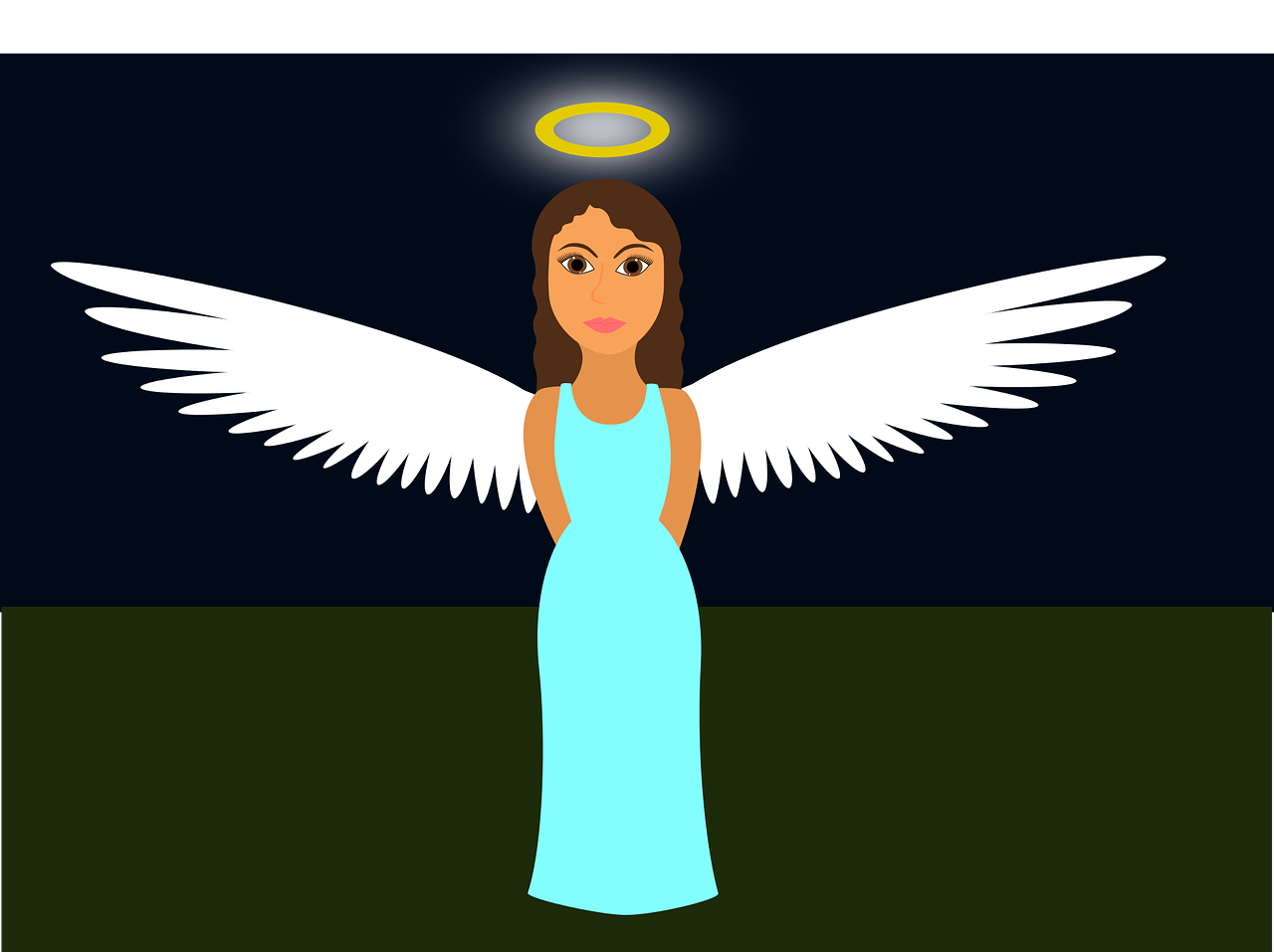 angel girl wings free photo