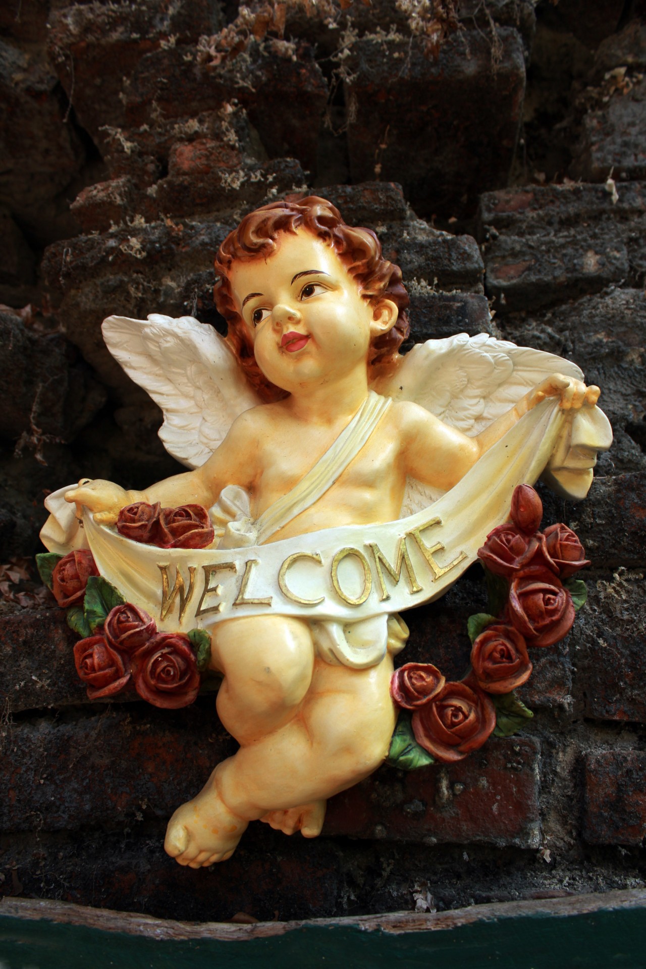 angel welcome display free photo