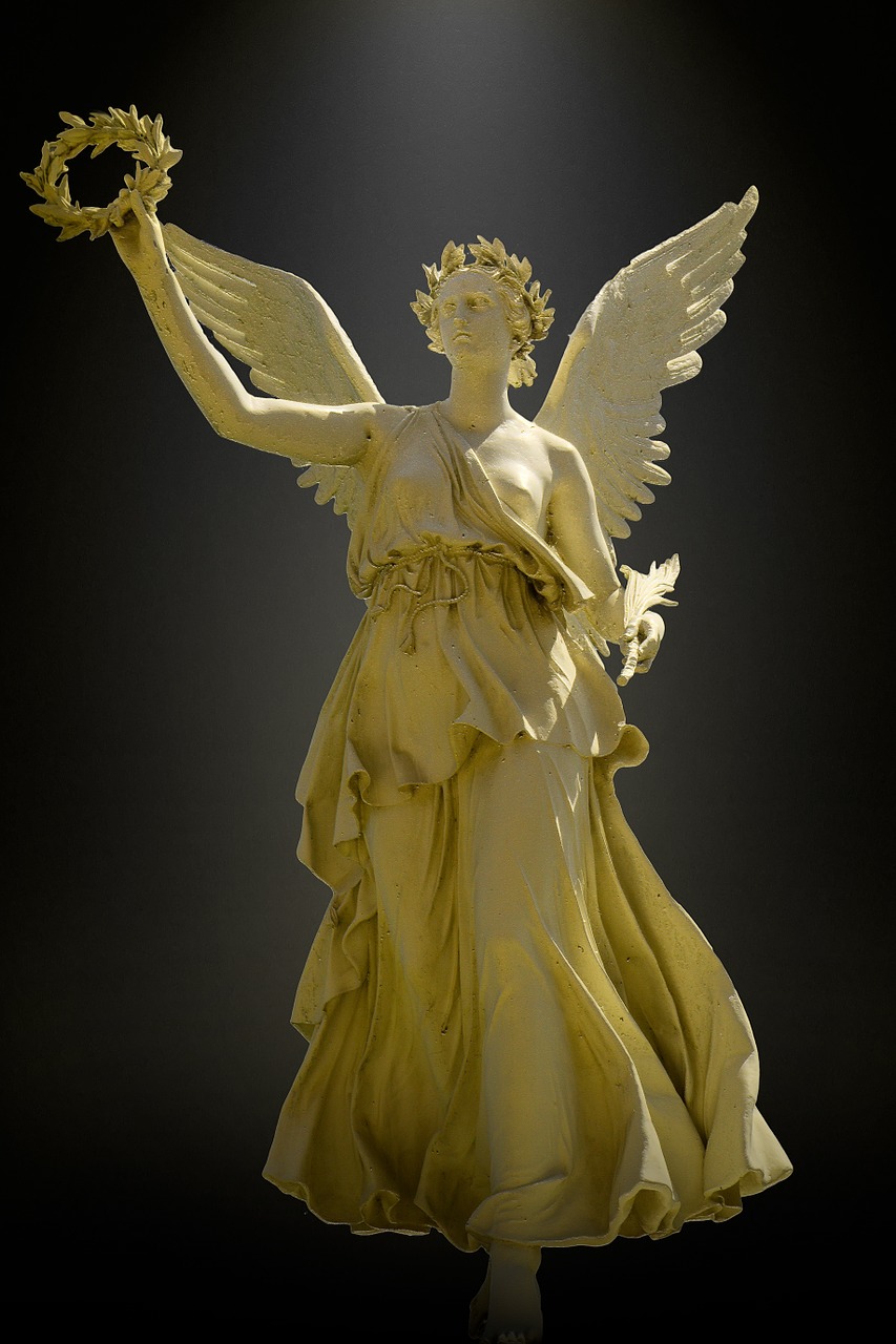 angel stature monument free photo