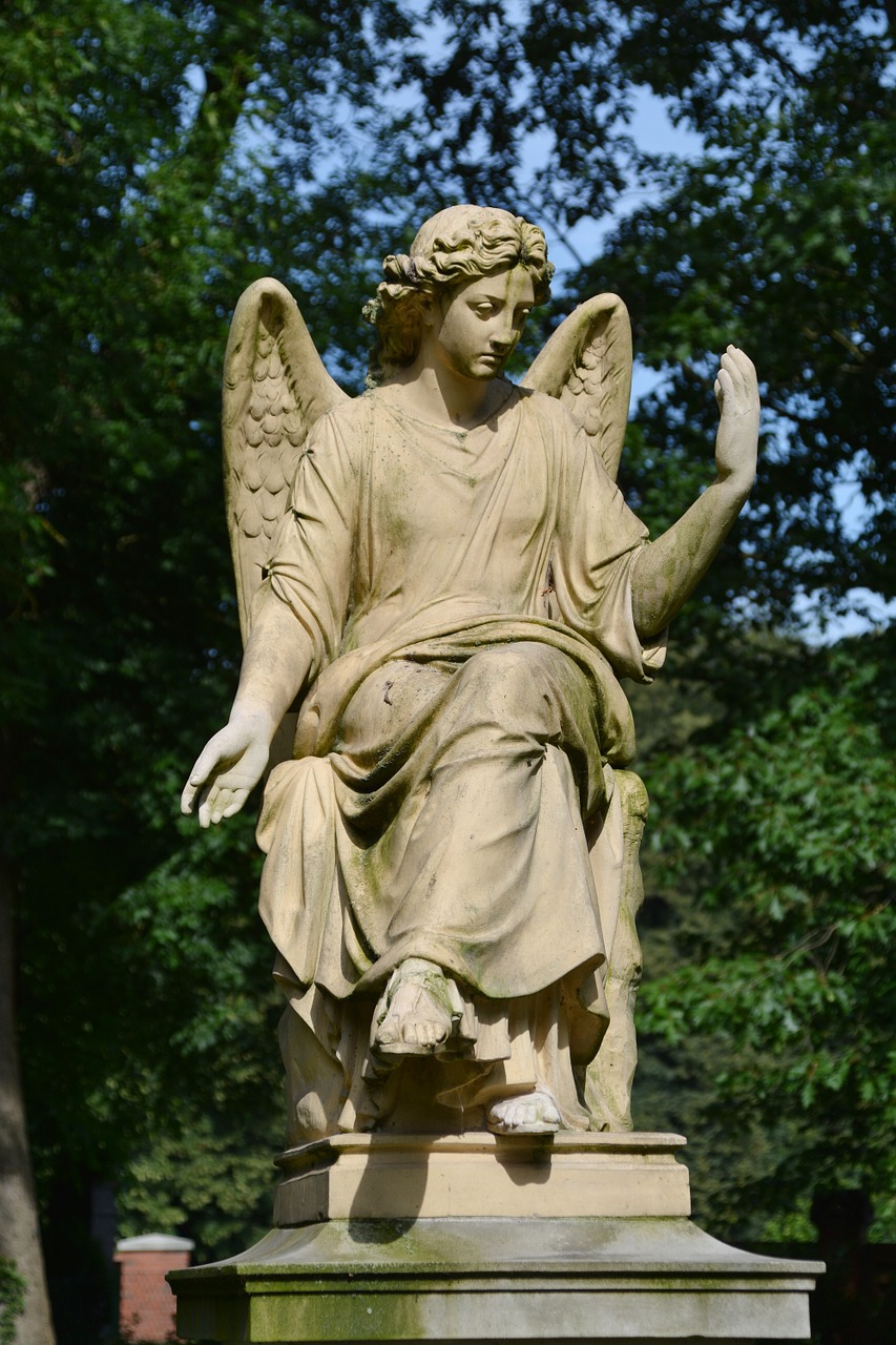 angel figure sculpture free photo