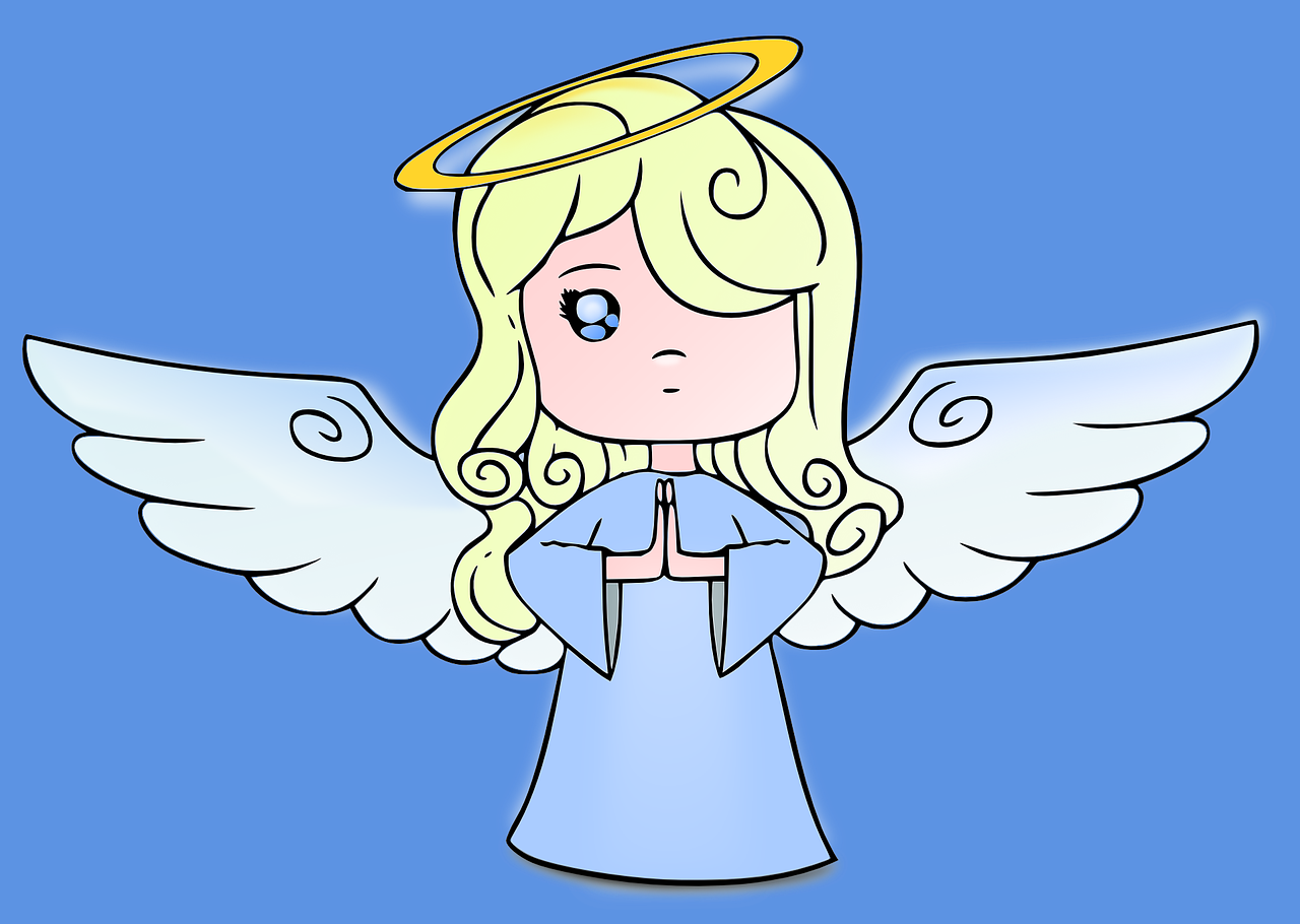 angel girl wings free photo