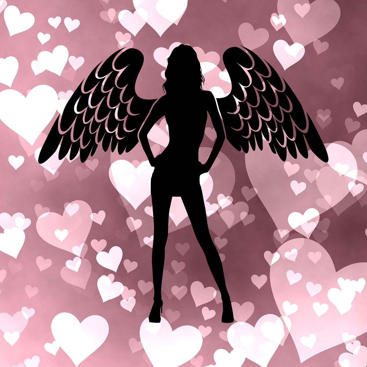 angel heart love free photo