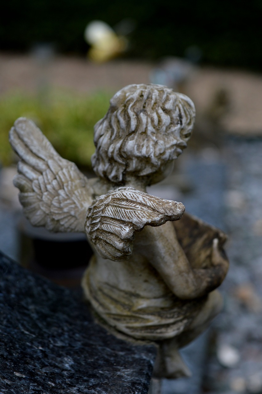 angel cemetery grave free photo