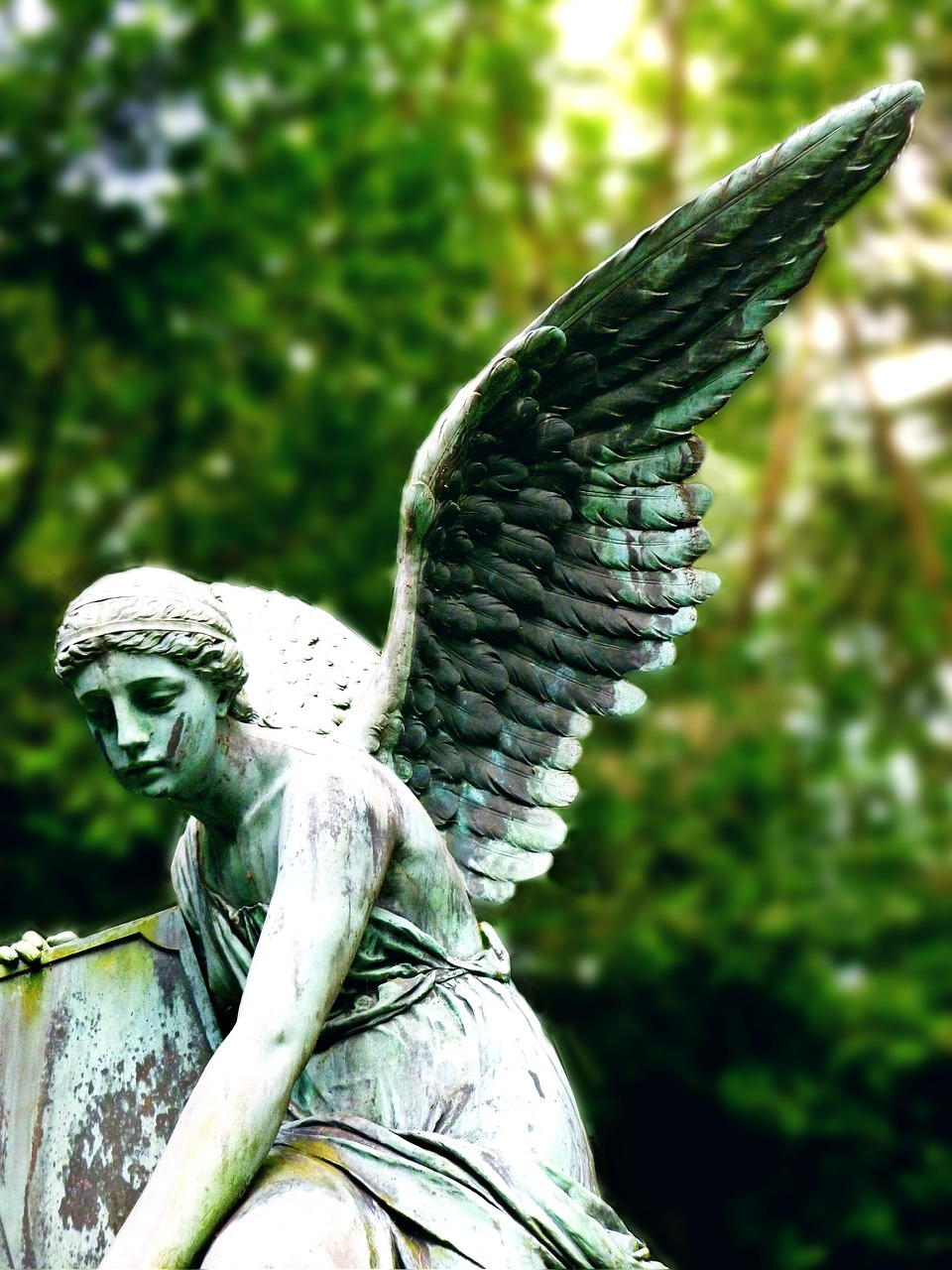 angel sculpture angel sculpture free photo
